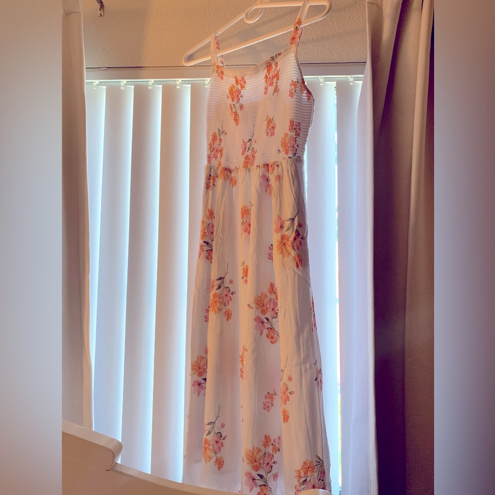 Flower dress, with lining underneath included.